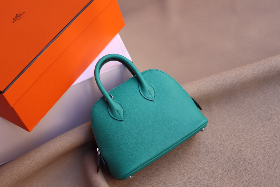 에르메스 미니 볼리드백 베르트베로나 은장 에버컬러